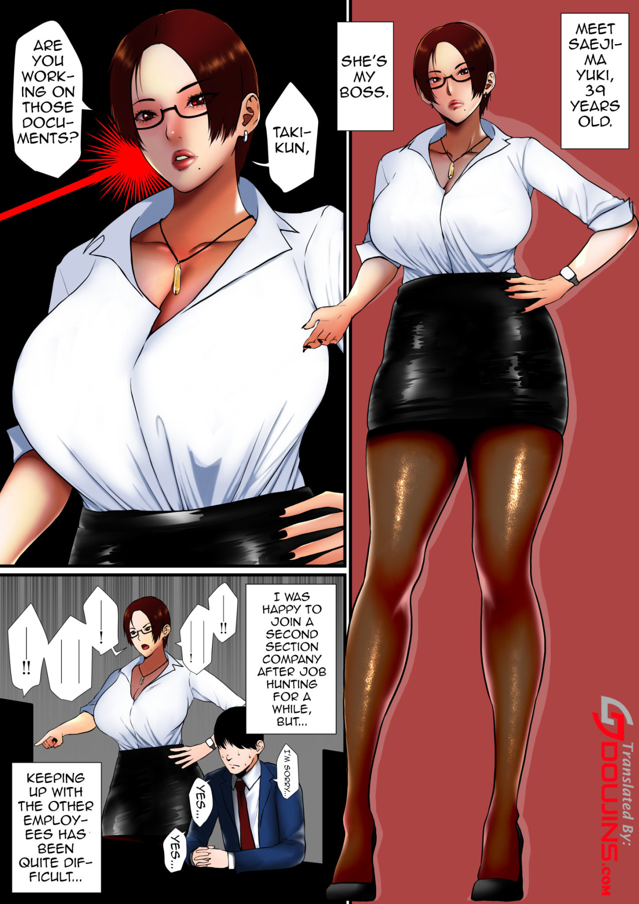 Hentai Manga Comic-A Story About a Really Strict Female Boss Who Is Actually a Pervert-Read-2